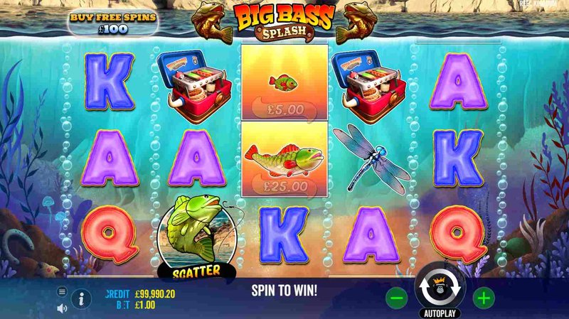 Erforsche das Unterwasserparadies bei Big Bass Splash im Online Casino