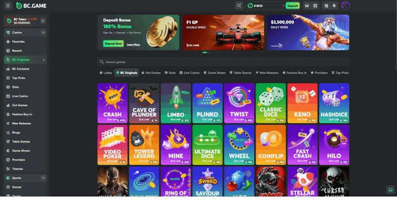 Discovering BC.Game The Premier Online Gaming Experience in France